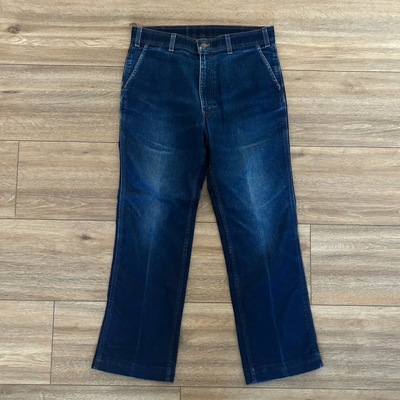 Vintage Orange Tab Levi’s Action Jeans, Sz 34 Waist Triple Stitch Pocket - Picture 2 of 16